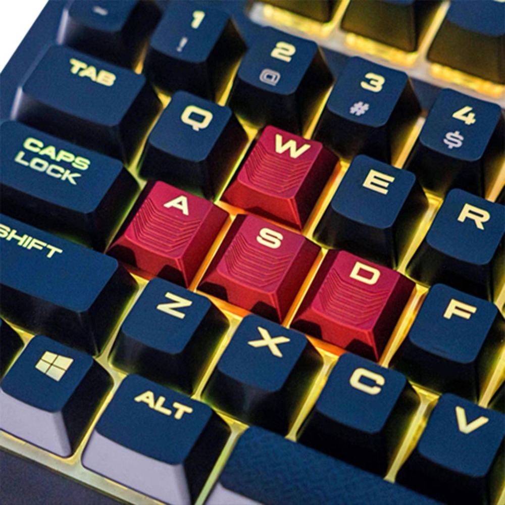 Gaming Accessories Aesthetic - WASD ve Ok Tuşları için Şeffaf