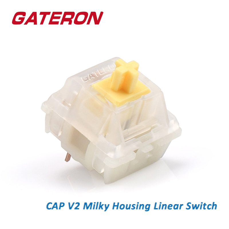 GATERON kap sütlü sarı lineer  - Gaming Accessories Aesthetic incelemesi ve fiyatı